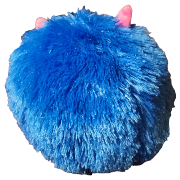 Vtg 2012 Ty Jerry Monstaz Blue Monster Cozy Big Pink Eyes Ears Hands Feet Nose - Picture 3 of 7